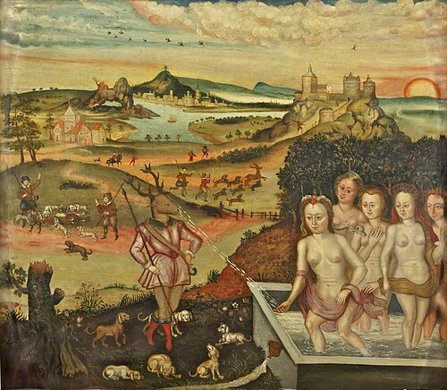 The Story of Diana and Actaeon, 1605, 