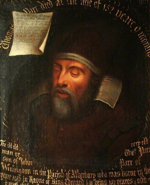 Old Parr (The Old, Old, Very Old Man, Thomas Parr), 1650, 