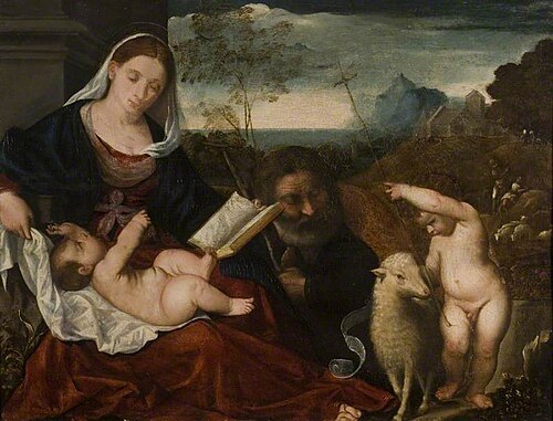 The Holy Family with Saint John, 1762, 