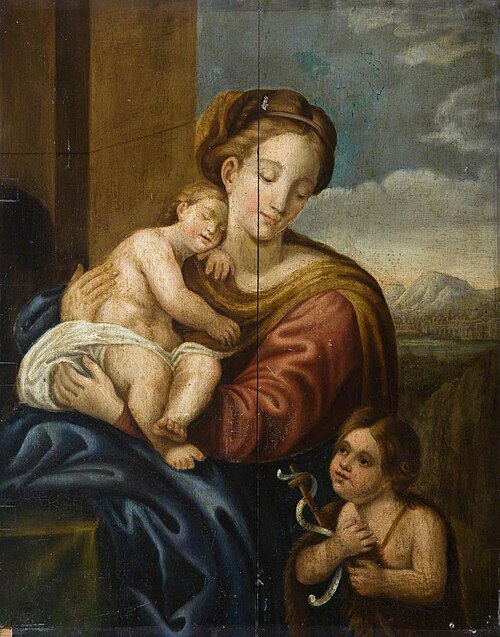 Madonna and Child with Saint John the Baptist, 1675, 