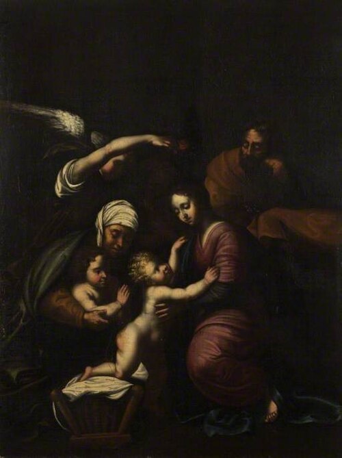 The Holy Family with Saint Elizabeth, the Infant Baptist and Angels (after Raphael), 1700, 