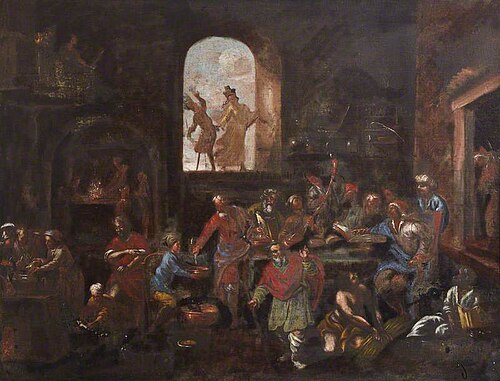 An Alchemist's Laboratory, 1650, 