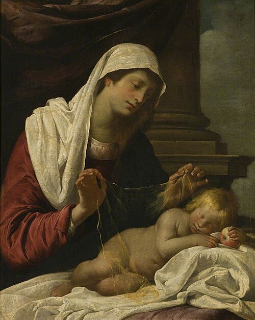The Madonna with Sleeping Child, 1650, 