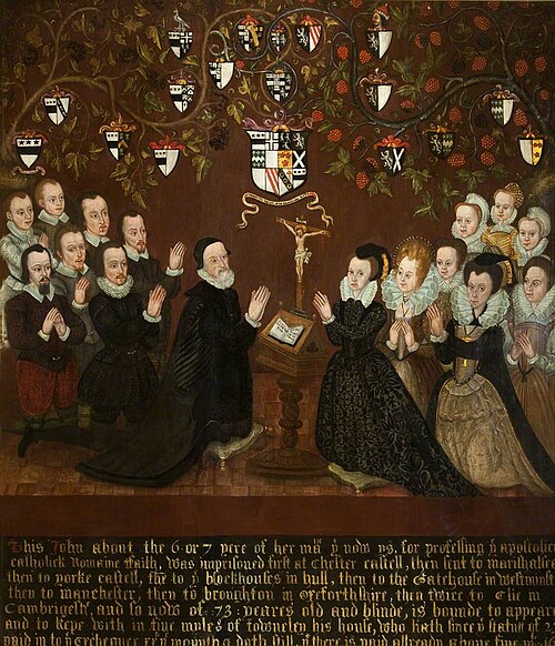 John and Mary Towneley and Family, 1601, 