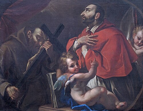 St Charles Borromeo with St Francis of Assisi, 1610, 