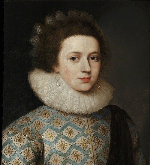 Elizabeth Croft (d.1622), Lady Thomas Cave, 1617, 