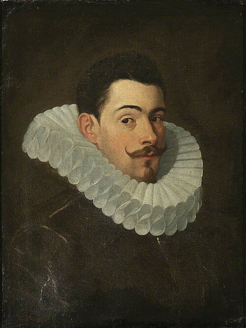 Portrait of an Unknown Gentleman in a Cartwheel Collar, 1625, 