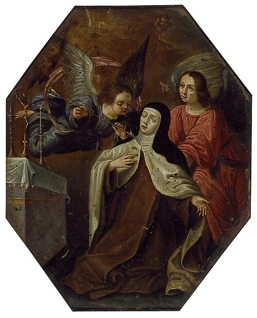 St Teresa of Avila in Ecstasy, 1620, 