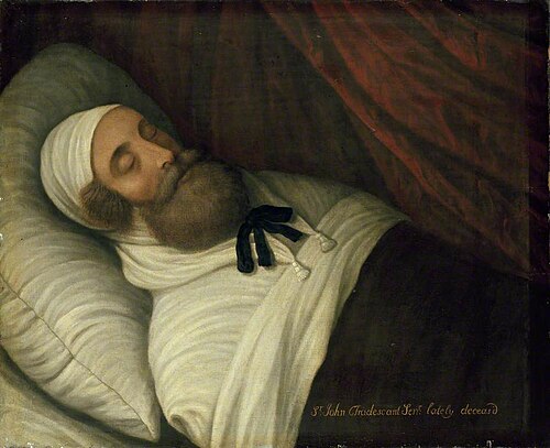 John Tradescant the Elder on his Deathbed, 1638, 