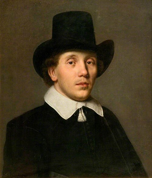 Portrait of a Man in a Black Dress Wearing a Hat, 1650, 
