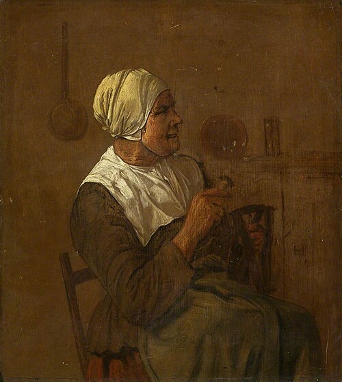 An Old Woman Seated, 1700, 