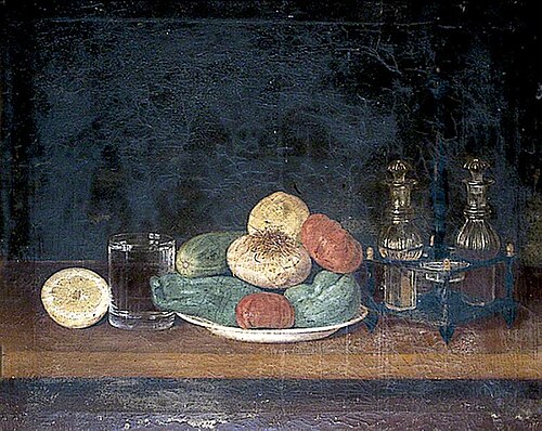 Still Life with Vegetables, 1674, 