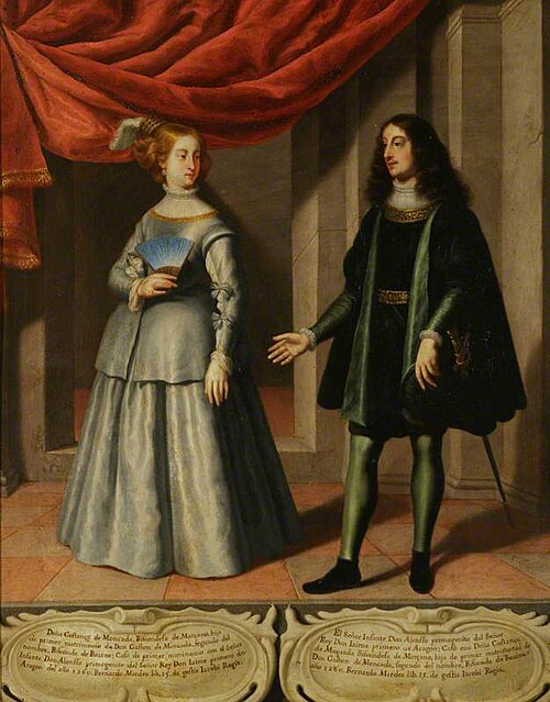 Costanza de Montcada and Diego López III de Haro, 1662, 