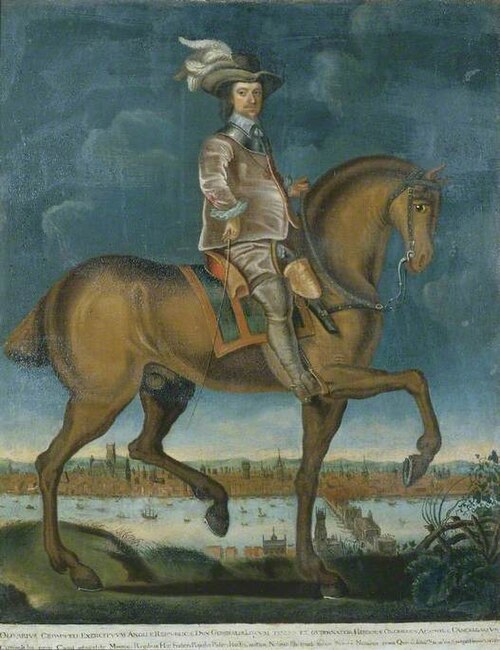 Oliver Cromwell on Horseback, 1655, 