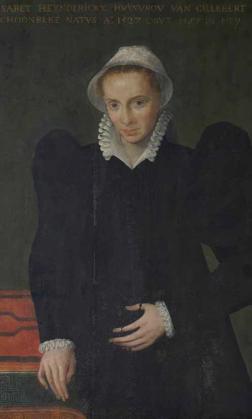 Portrait of Elisabeth Heynderickx, 1550, 