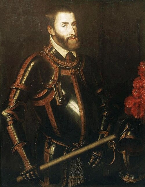 Portrait of Emperor Charles V., 1550, 