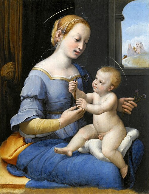 La Madonne aux oeillets., , 