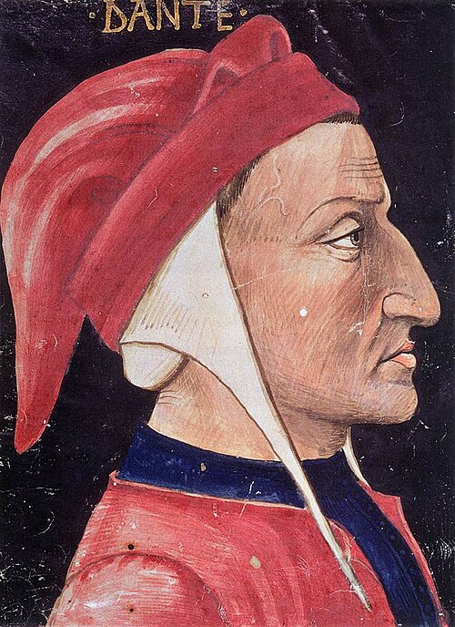 Portrait of Dante Alighieri, 1436, 