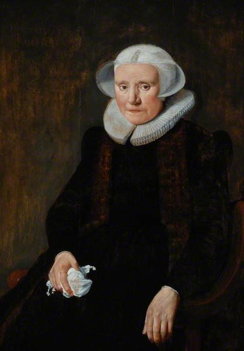 Portrait of an Old Lady in Seventeenth-Century Costume, 1656, 
