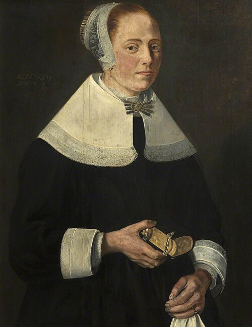 Portrait of a Lady with a Lace Head-Cap, 1656, 