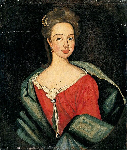 Isabel Lodge, née Lee, 1665, 