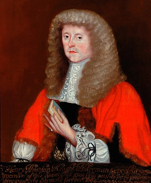Sir Henry Thomson, Kt, 1663, 