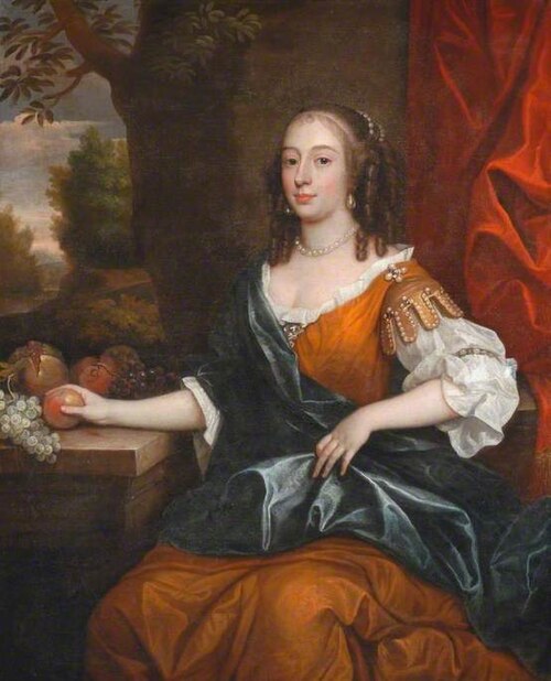 Portrait of a Lady Holding an Apple, 1680, 