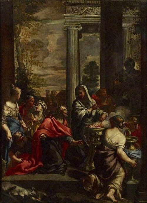 The Idolatry of Solomon, 1685, 