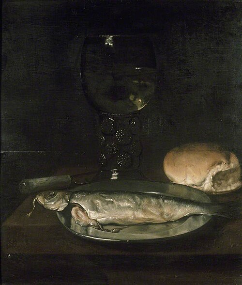 Still Life with a Herring, 1687, 
