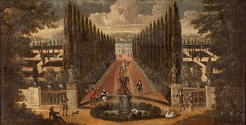 Capriccio of an Imaginary Formal Garden and House, 1679, 