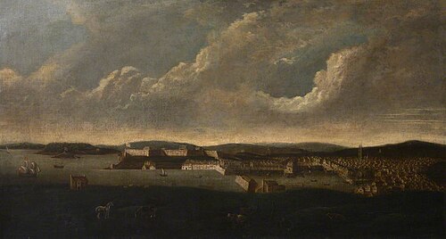 Plymouth from Cattedown, 1690, 