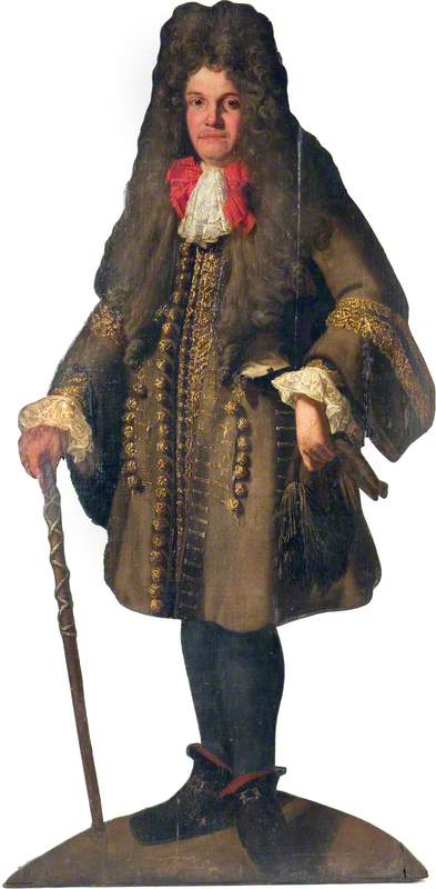 Man with a Cane (dummy board), 1690, 