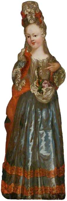 A Girl in Period Dress (dummy board), 1695, 
