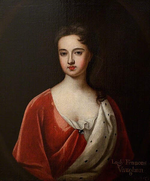 Lady Frances Vaughan, 1700, 