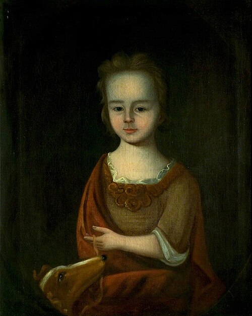 Portrait of a Herrick Boy, 1698, 