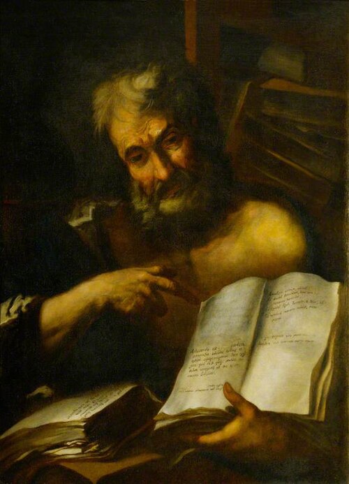 Study of a Man's Head: One of the Fathers*, 1699, 