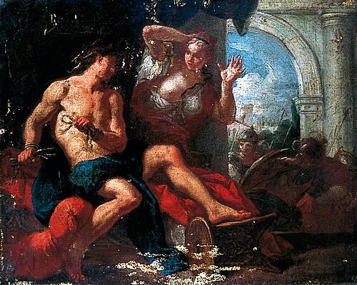 Samson Bursting His Bonds before Delilah, 1724, 