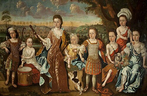 The Strachey Family, 1710, 