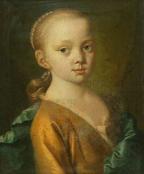 A Girl with a Pearl Headdress, 1715, 