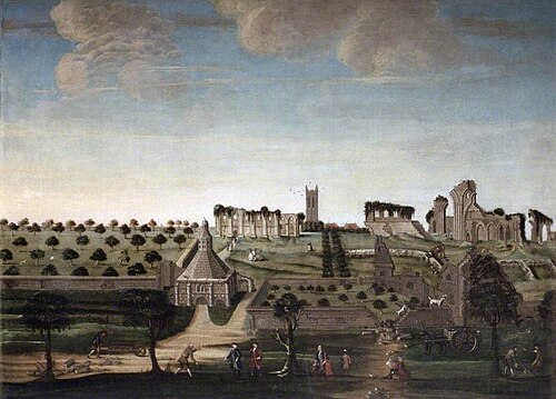 Glastonbury Abbey and Ruins, 1720, 
