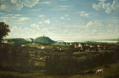View of Henbury Village, 1720, 