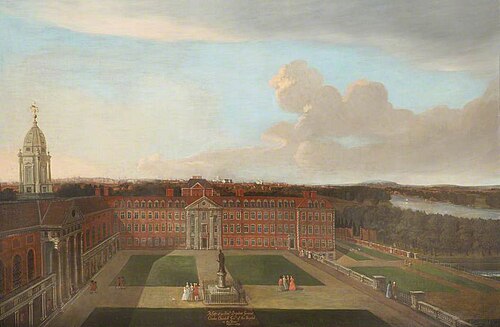 Figure Court, Royal Hospital Chelsea, 1720, 