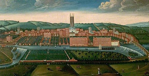 A Prospect of the City of Derby, 1725, 