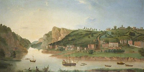 Hotwells, with a View of the Avon Gorge, 1730, 