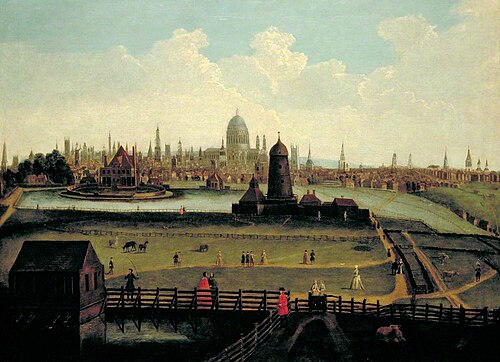 A Prospect of the City from the North, 1730, 