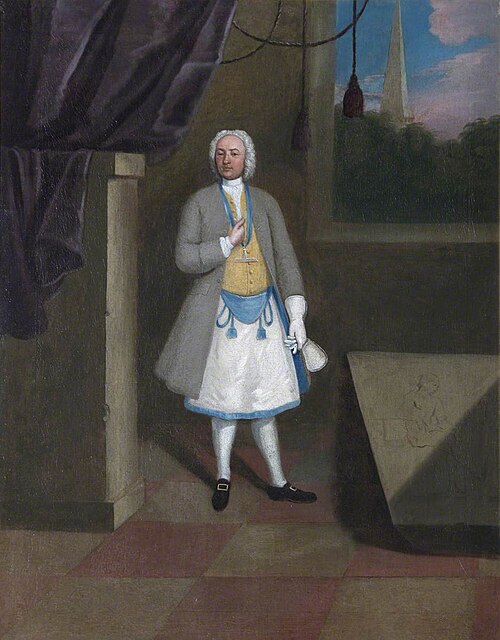 Portrait of a Freemason, 1730, 