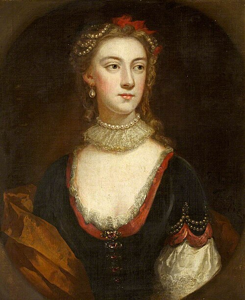 A Lady Wearing Pearls (possibly Gratiana Rodd, d.1773), 1735, 