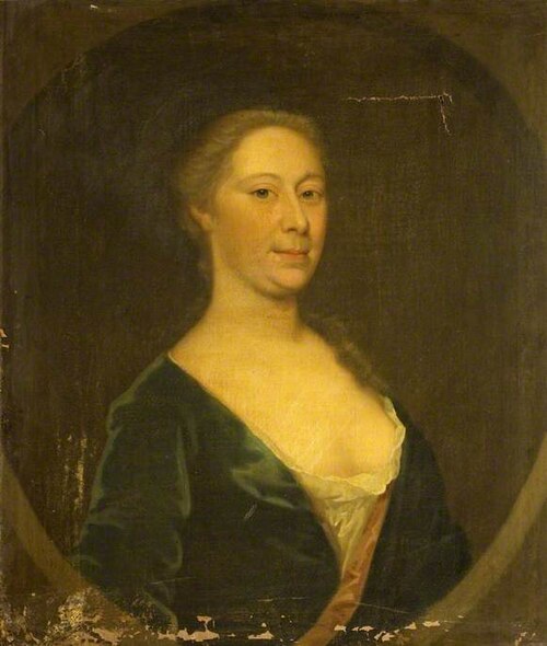 Rachel Bennett (1697–1773), Wife of Reverend Richard W. Blackmore, 1730, 