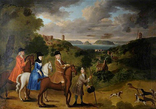 Hunting the Hare in Guernsey, 1733, 