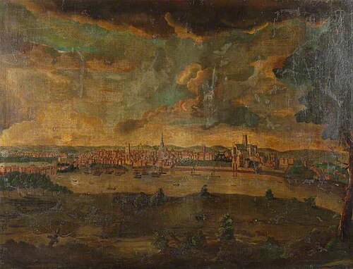 View of Worcester, 1740, 